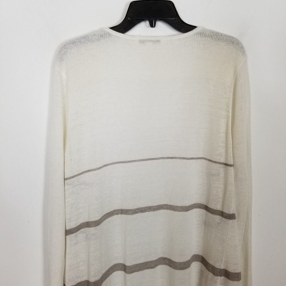 Cabi Women Linen Bon Voyage Riviera Duster Cardigan Sz L Open Lightweight Boho - Picture 5 of 8